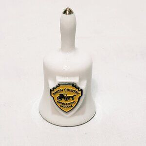 Amish Country Middlebury Indiana Miniature Bell Vintage 2" Souvenir Lipco Taiwan